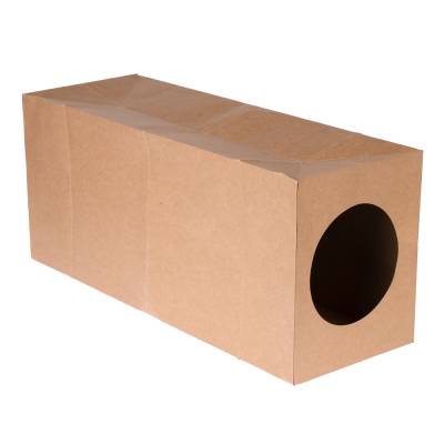 zooplus basics Papiertunnel für Katzen - B 27 x H 22 x L 65 cm von Zooplus Basics